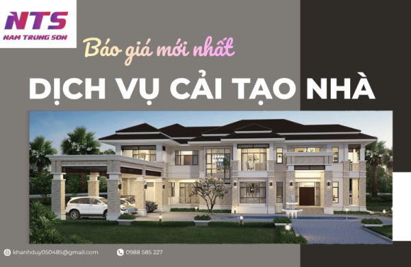 Sửa nhà trọn gói uy tín, chuyên nghiệp, báo giá minh bạch 2026
